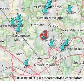 Mappa Senago, 20030 Senago MI, Italia (4.41429)