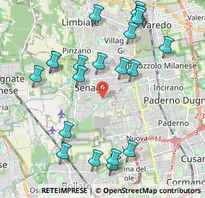 Mappa Senago, 20030 Senago MI, Italia (2.2675)