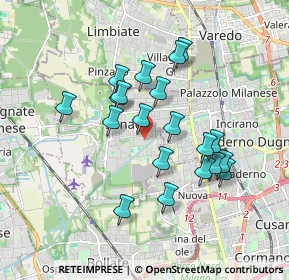 Mappa Senago, 20030 Senago MI, Italia (1.579)