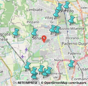 Mappa Senago, 20030 Senago MI, Italia (2.57533)