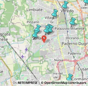 Mappa Senago, 20030 Senago MI, Italia (2.64769)
