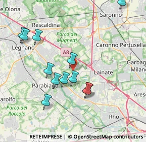 Mappa Via Risorgimento, 20014 Nerviano MI, Italia (3.91083)