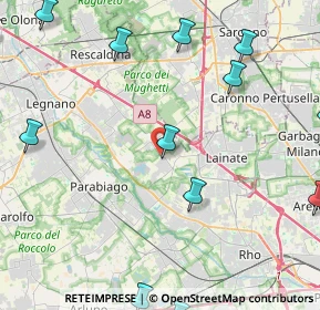 Mappa Via Risorgimento, 20014 Nerviano MI, Italia (6.45714)