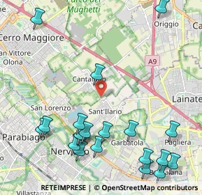 Mappa Via Risorgimento, 20014 Nerviano MI, Italia (2.704)