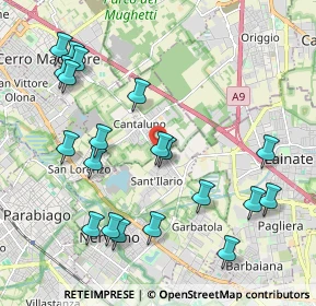 Mappa Via Risorgimento, 20014 Nerviano MI, Italia (2.3035)