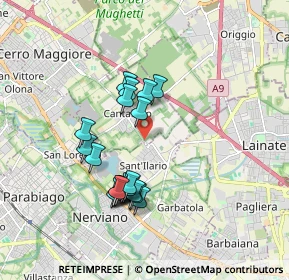 Mappa Via Risorgimento, 20014 Nerviano MI, Italia (1.5895)