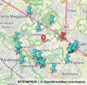 Mappa Via Risorgimento, 20014 Nerviano MI, Italia (2.297)