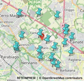 Mappa Via Risorgimento, 20014 Nerviano MI, Italia (2.123)