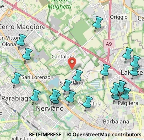 Mappa Via Risorgimento, 20014 Nerviano MI, Italia (2.5385)