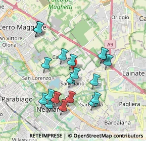 Mappa Via Risorgimento, 20014 Nerviano MI, Italia (1.8275)
