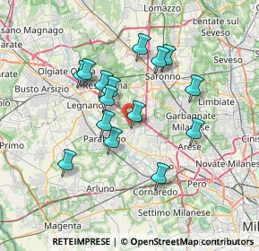 Mappa Via Risorgimento, 20014 Nerviano MI, Italia (6.08)