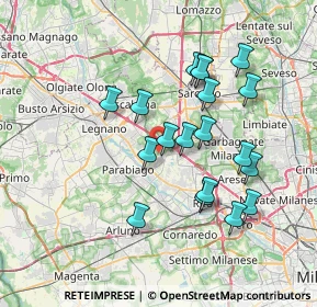 Mappa Via Risorgimento, 20014 Nerviano MI, Italia (6.71263)