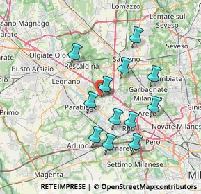 Mappa Via Risorgimento, 20014 Nerviano MI, Italia (6.60583)