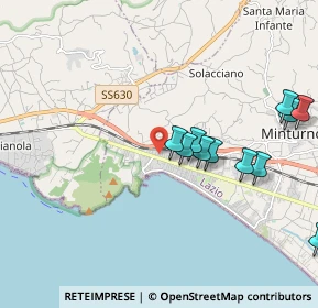 Mappa Via Olivella, 04028 Minturno LT, Italia (2.19545)