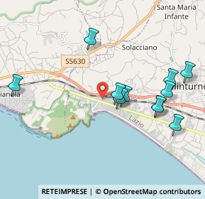 Mappa Via Olivella, 04028 Minturno LT, Italia (2.18182)