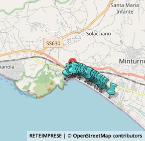 Mappa Via Olivella, 04028 Minturno LT, Italia (1.10895)