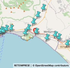 Mappa Via Olivella, 04028 Minturno LT, Italia (5.45706)