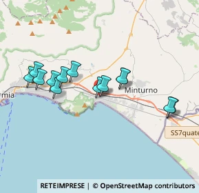 Mappa Via Olivella, 04028 Minturno LT, Italia (3.60846)