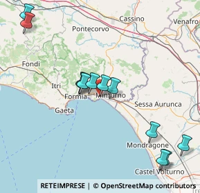 Mappa Via Olivella, 04028 Minturno LT, Italia (17.9525)