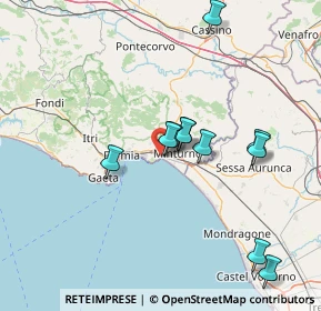 Mappa Via Olivella, 04028 Minturno LT, Italia (14.64636)