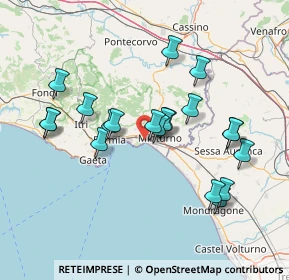 Mappa Via Olivella, 04028 Minturno LT, Italia (14.896)