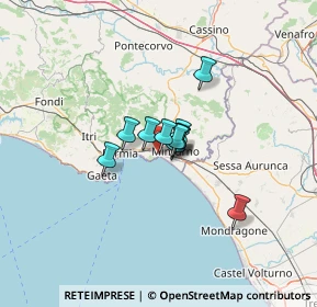 Mappa Via Olivella, 04028 Minturno LT, Italia (7.06)