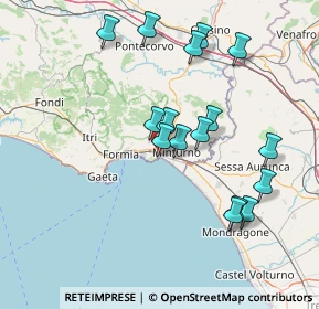 Mappa Via Olivella, 04028 Minturno LT, Italia (15.68875)