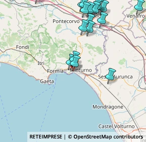 Mappa Via Olivella, 04028 Minturno LT, Italia (21.19167)