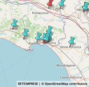 Mappa Via Olivella, 04028 Minturno LT, Italia (15.97615)