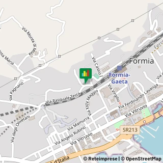 Mappa Via Pasquale Testa, 10, 04023 Formia, Latina (Lazio)