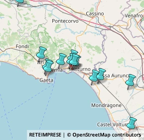 Mappa Via Pio XII, 04026 Minturno LT, Italia (13.92846)