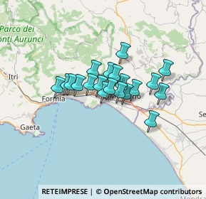 Mappa Via Pio XII, 04026 Minturno LT, Italia (4.6115)