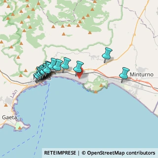 Mappa Via Santo Janni Pescinola, 04023 Formia LT, Italia (3.82188)