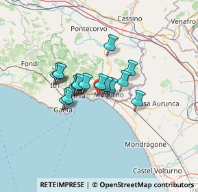 Mappa Traversa Conte, 04028 Minturno LT, Italia (9.35059)