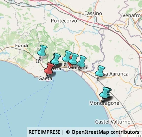 Mappa Traversa Conte, 04028 Minturno LT, Italia (12.49389)