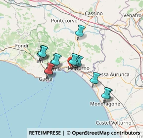 Mappa Traversa Conte, 04028 Minturno LT, Italia (11.49286)