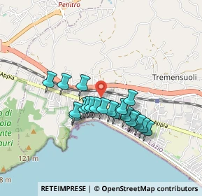 Mappa Traversa Conte, 04028 Minturno LT, Italia (0.7495)