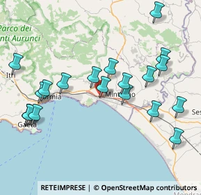 Mappa Traversa Conte, 04028 Minturno LT, Italia (9.3435)