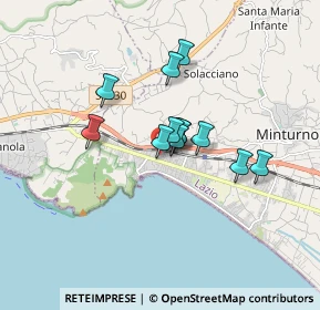 Mappa Traversa Conte, 04028 Minturno LT, Italia (1.22333)