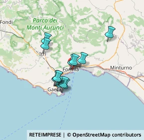 Mappa Largo Paone, 04023 Formia LT, Italia (5.215)