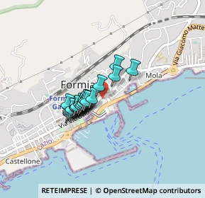 Mappa Largo Paone, 04023 Formia LT, Italia (0.3)