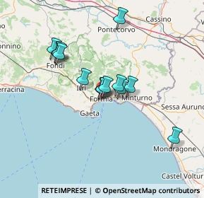 Mappa Largo Paone, 04023 Formia LT, Italia (11.96385)