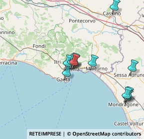 Mappa Largo Paone, 04023 Formia LT, Italia (14.98364)