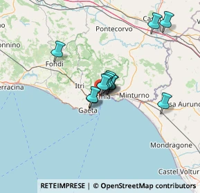 Mappa Largo Paone, 04023 Formia LT, Italia (9.67167)