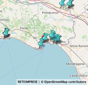 Mappa Largo Paone, 04023 Formia LT, Italia (17.96125)