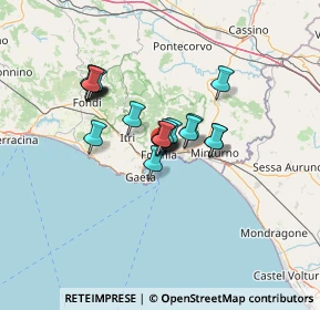 Mappa Largo Paone, 04023 Formia LT, Italia (10.04263)
