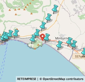 Mappa Via Caterina Volpicelli, 04028 Minturno LT, Italia (5.63389)