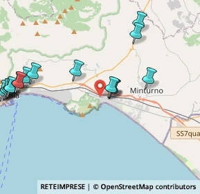 Mappa Via Caterina Volpicelli, 04028 Minturno LT, Italia (5.71667)