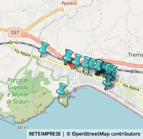 Mappa Via Caterina Volpicelli, 04028 Minturno LT, Italia (0.769)