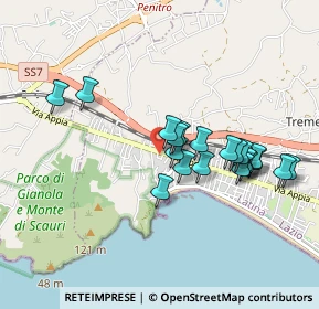 Mappa Via Caterina Volpicelli, 04028 Minturno LT, Italia (0.869)